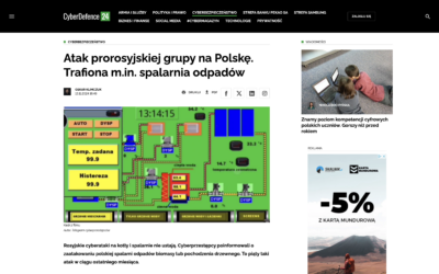 Atak prorosyjskiej grupy na Polskę. Trafiona m.in. spalarnia odpadów